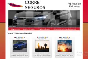 Exemplo de site profissional para corretor de seguros